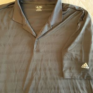 Men's Black Adidas Golf Shirt